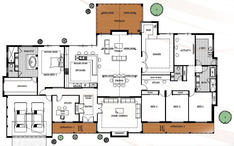 Floor Plan Friday Farmhouse Style Rural House Design With A Modern  - Rural House Floor Plans