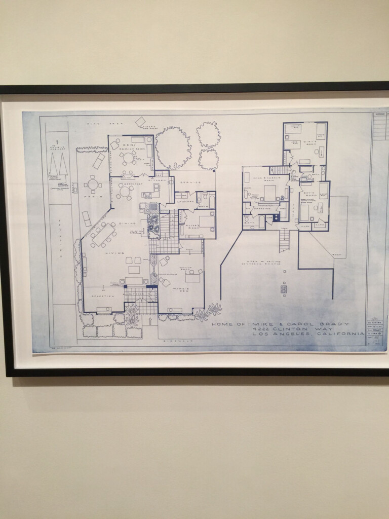 Floor Plan Of Mike And Carol Brady Home From The Brady Bunch - Brady House Floor Plan