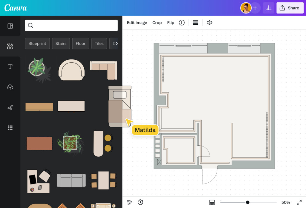 Floor Plans Create Floor Plans For Free Canva - Create A House Floor Plan