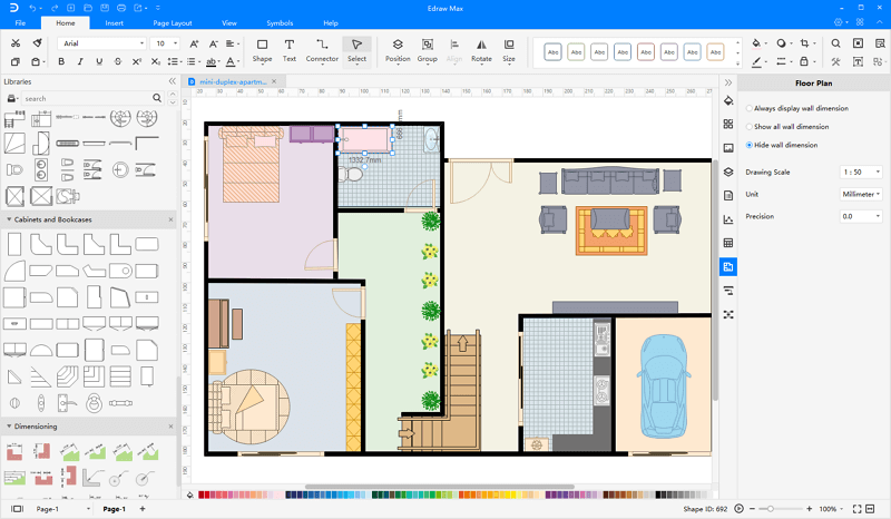 Free Download Floor Plan Designer Edraw - House Floor Plan Software Free Download