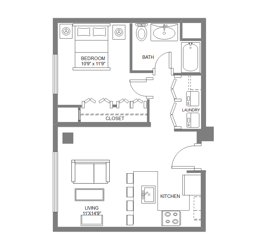 Free Editable Apartment Floor Plans EdrawMax Online - Apartment House Floor Plans