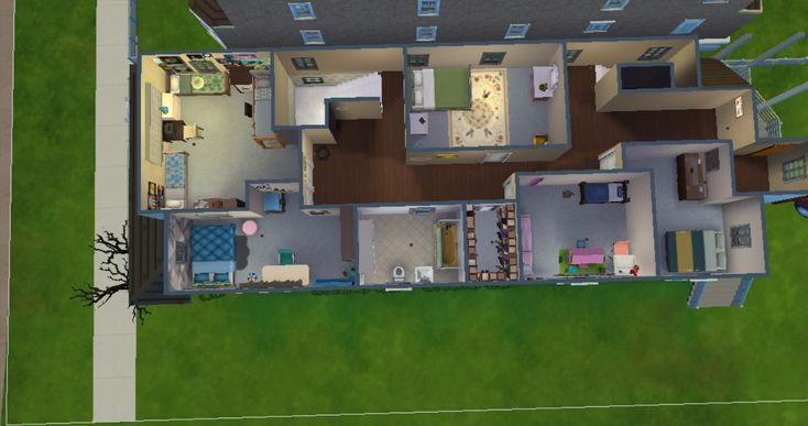 Gallagher House 2nd Floor Layout Sims House Plans Sims House  - Gallagher House Floor Plan