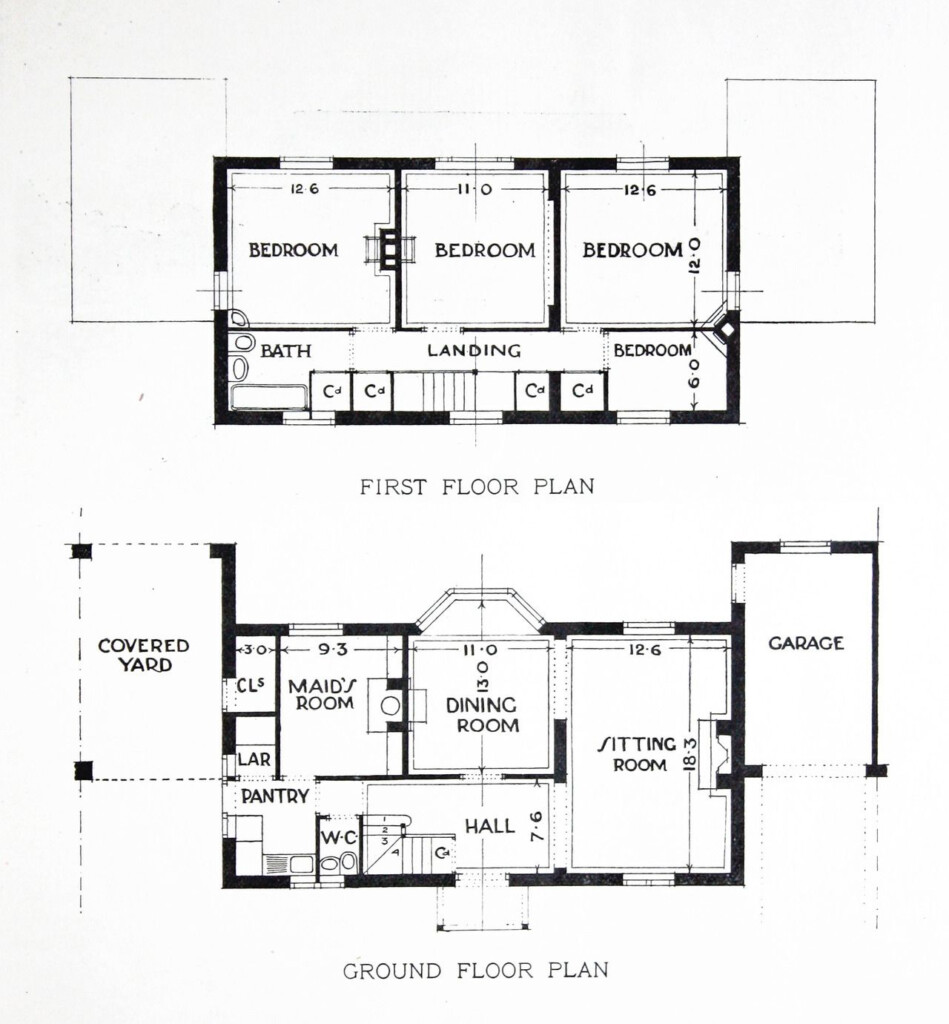 Georgian Architecture House Plans - Georgian House Floor Plans