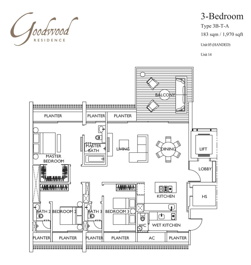 Goodwood Residences Floor Plans - Goodwood House Floor Plan