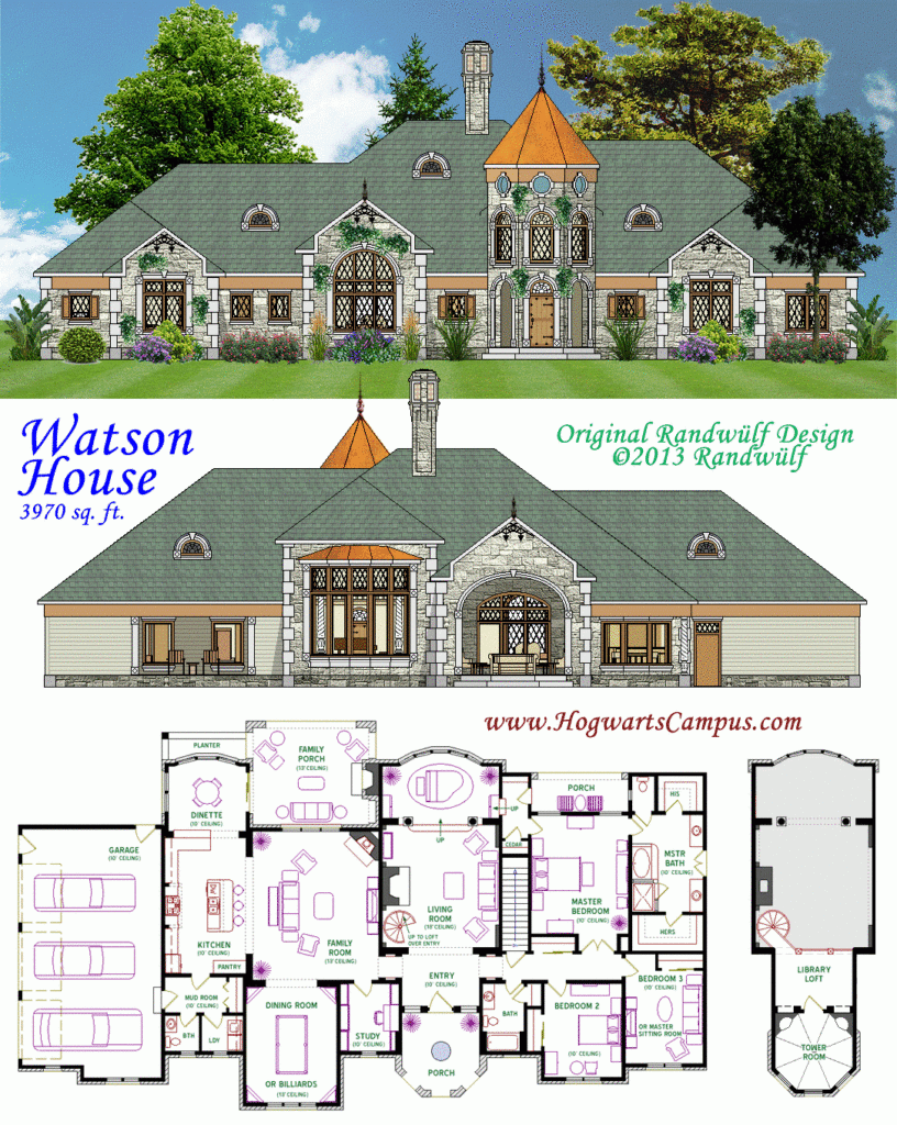 Gorgeous English Manor House Design 3BR 2 5BA Almost 4000 Square  - English Manor House Floor Plans