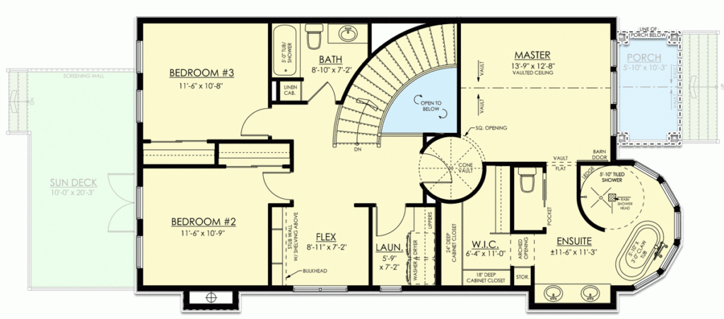 Gothic Victorian Home Plan With Optional Lower level Apartment 2195  - Gothic Revival House Floor Plan