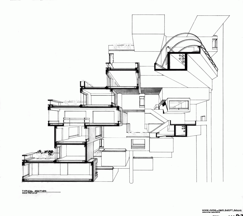 Habitat 67 By Moshe Safdie Interiors Exteriors Brutalist  - Brutalist House Floor Plan