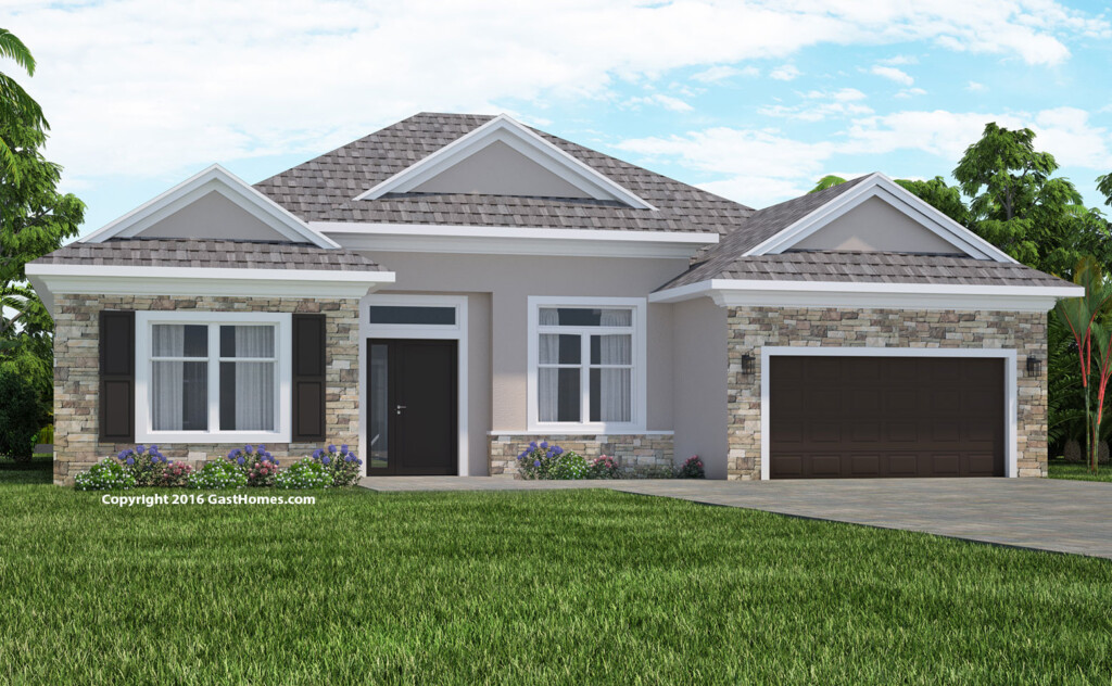 Highlands Florida House Plan Gast Homes - Floor Plans For Houses In Florida