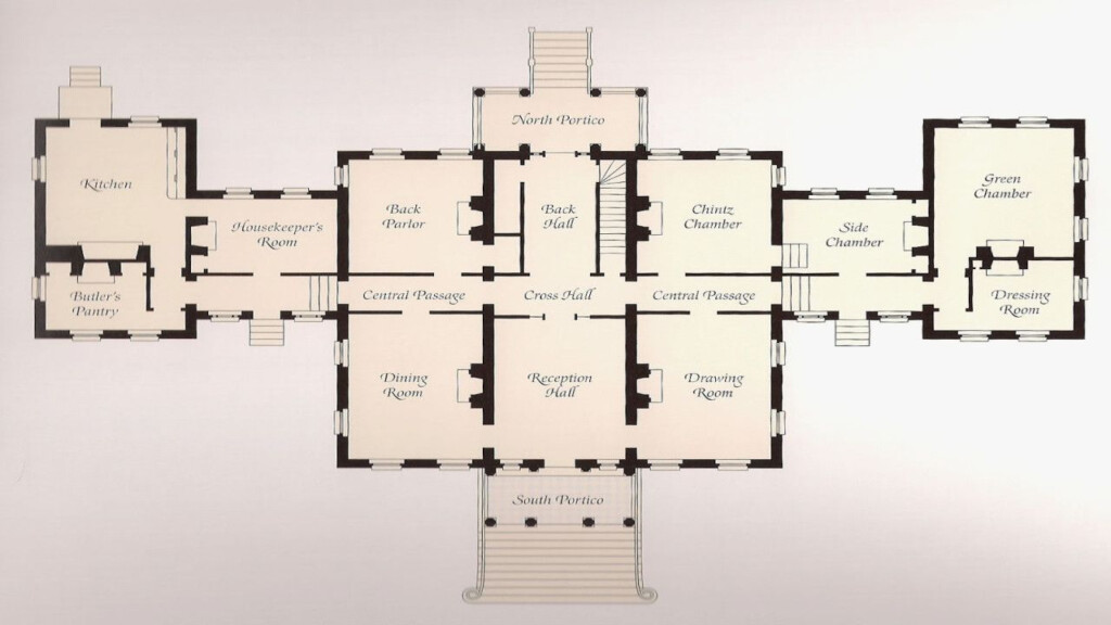 Historic English Manor Floor Plans - English Manor House Floor Plans