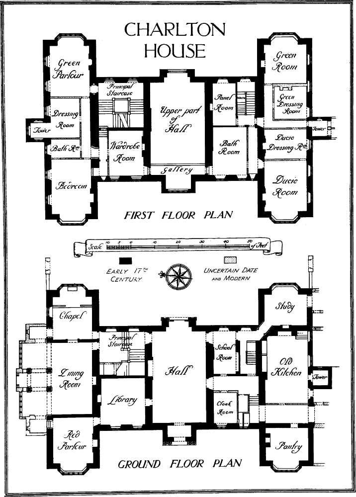 Historic English Manor House Floor Plans - English Manor House Floor Plans