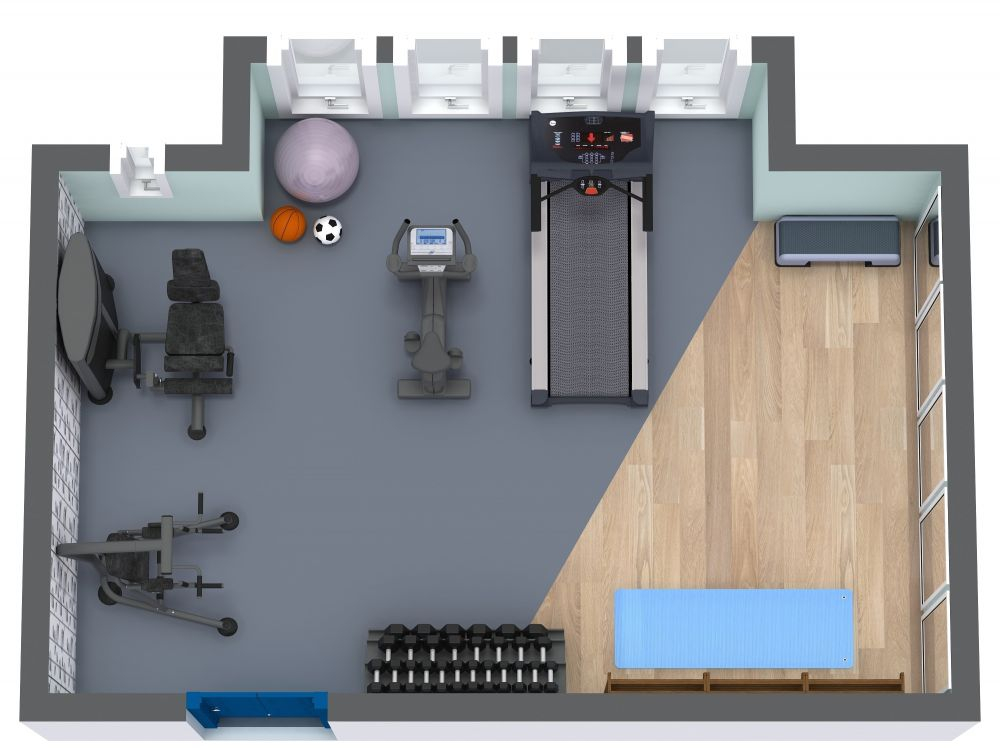 Home Gym Floor Plan Examples - House Floor Plan With Gym