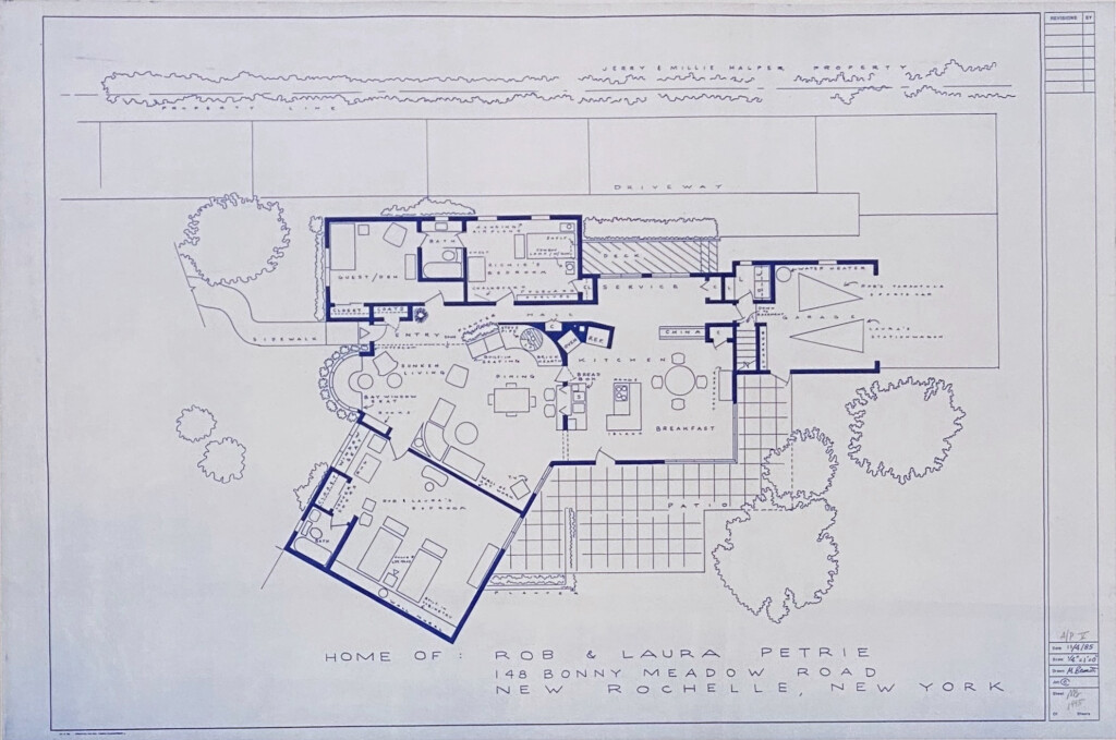 Home Of Rob And Laura Petrie 148 Bonny Meadow Road New Rochelle New  - Rob And Laura Petrie House Floor Plan