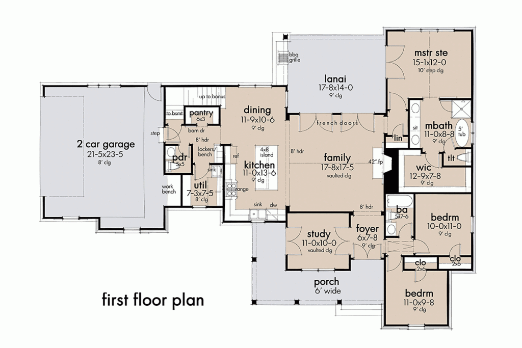 Home Plans With Mudrooms Drop Zones - House Floor Plans With Mudroom