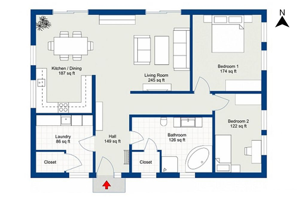 House Floor Plan With Dimensions - Changing The Floor Plan Of Your House