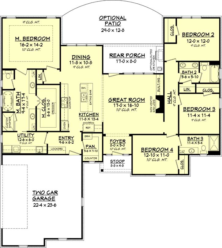 House Floor Plans 4 Bedroom 3 Bath Floorplans click - House Floor Plans 4 Bedroom 3 Bath