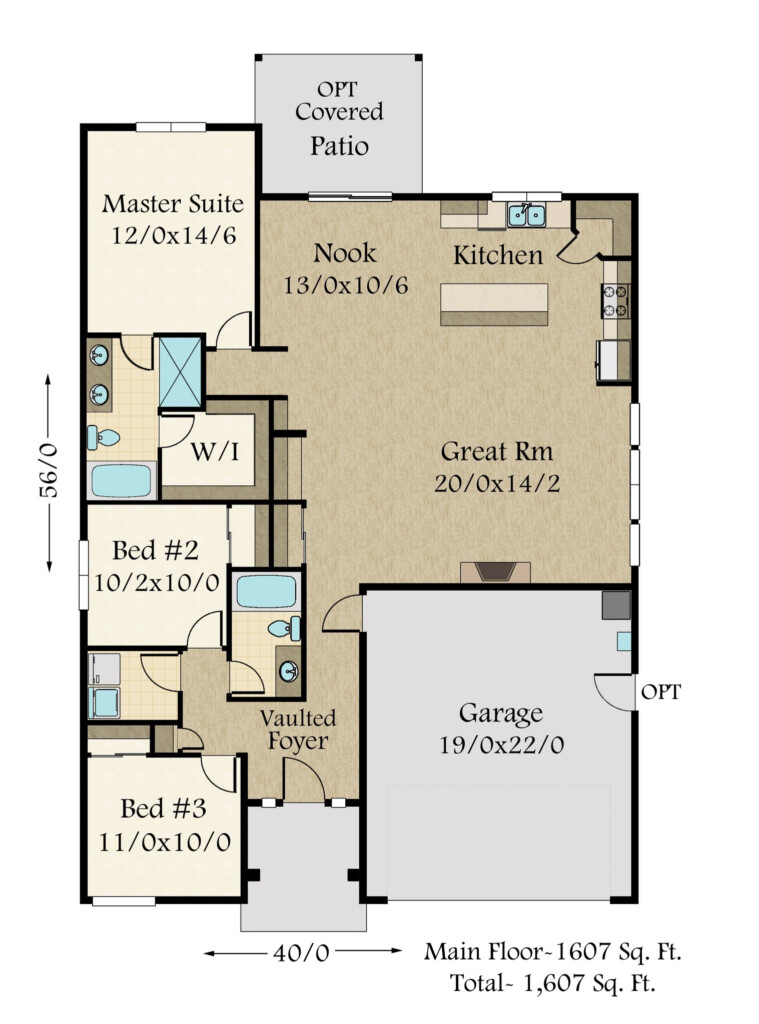 House Floor Plans Single Story Cool Single Story 5 Bedroom House Plans  - Floor Plan House