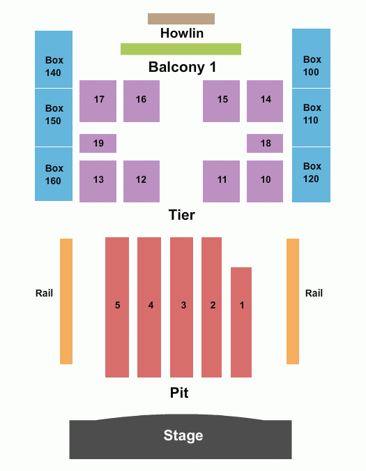 House Of Blues Seating Chart Maps Chicago - House Of Blues Chicago Floor Plan