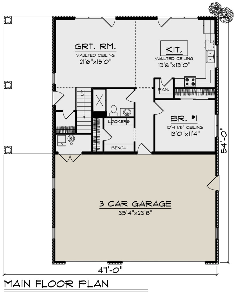 House Plan 1020 00330 Barn Plan 1 871 Square Feet 2 Bedrooms 2  - 2 Bedroom Pole Barn House Floor Plans