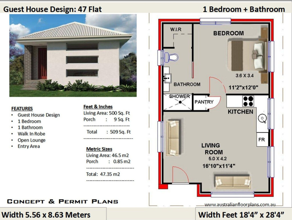 House Plan For Sale Guest House Design Modern Country Granny s Tiny  - Guest House Floor Plan Ideas