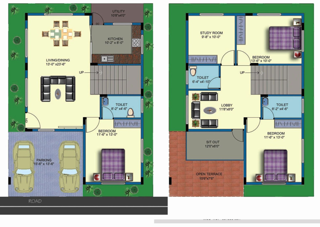 House Plans For 1000 Sq Feet House Plans - 1000 Sq Foot House Floor Plan