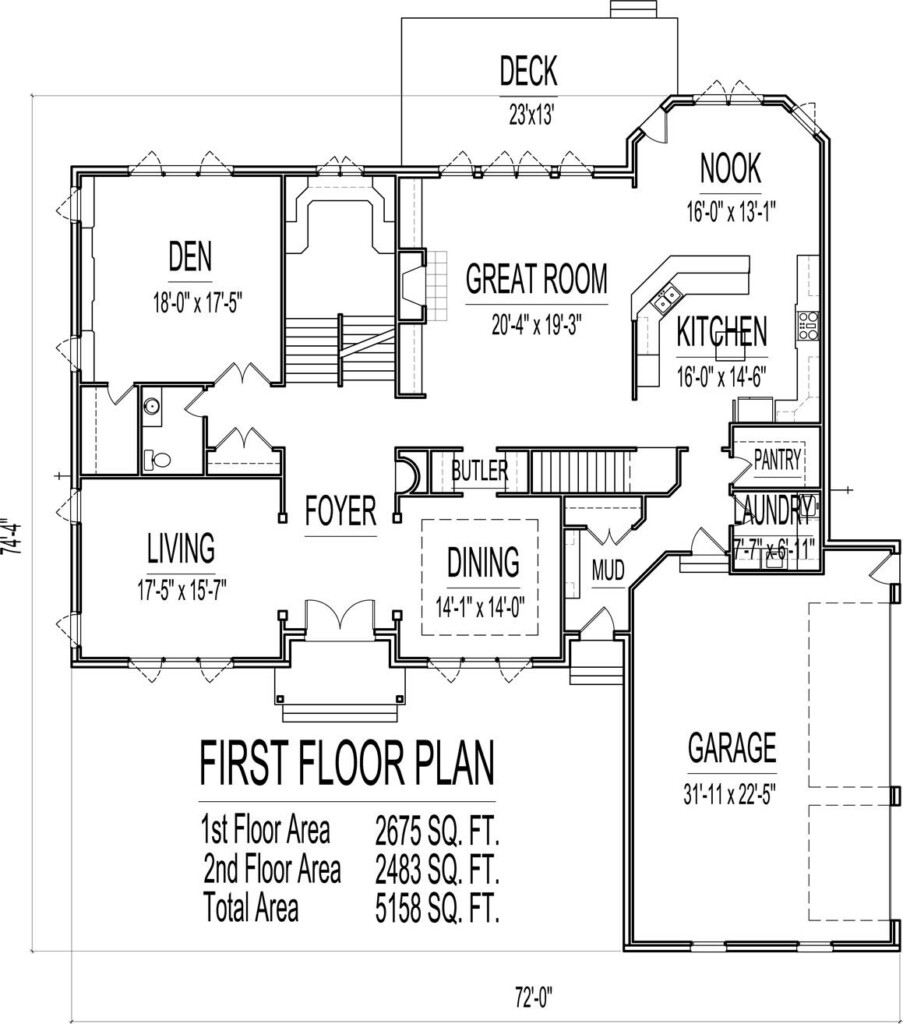 House Plans For 5000 Square Feet And Above House Plans - House Floor Plans 5000 Sq Ft