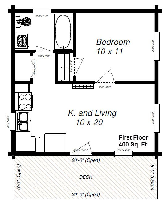 House Plans For 600 Square Feet Ideas To Get You Started House Plans - 600 Sf House Floor Plan