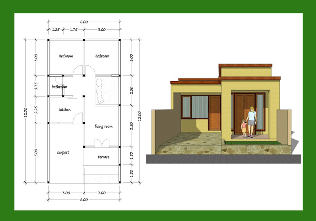 HOUSE PLANS FOR YOU HOUSE DESIGN 50 SQUARE METERS - 50 Square Meter House Floor Plan