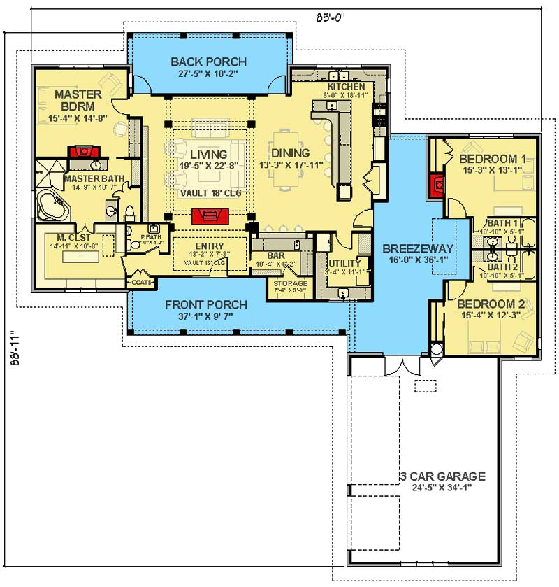 House Plans With Breezeway A Guide To Designing Your Dream Home  - Breeze House Floor Plans