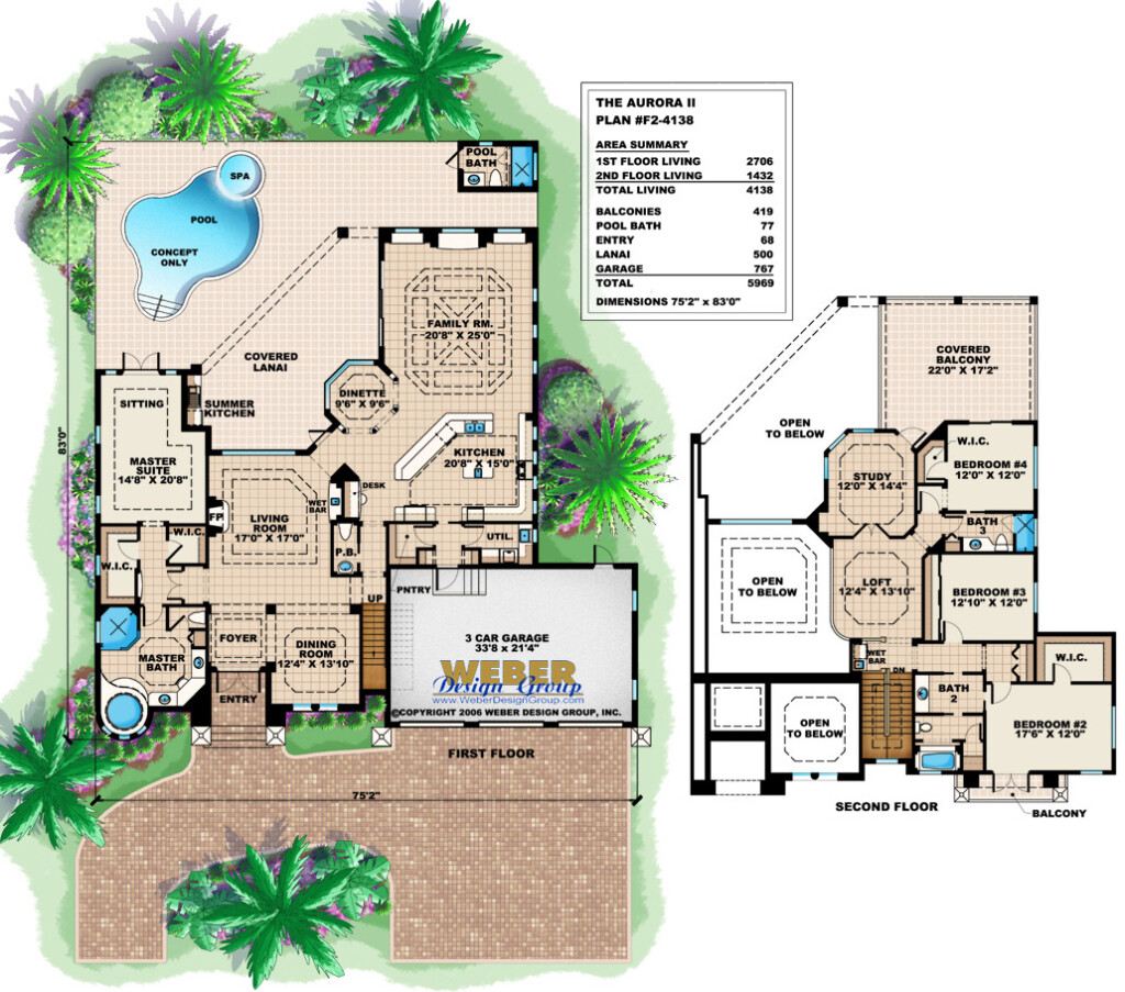 House Plans With Pools Luxury Home Floor Plans With Swimming Pools - Luxury Pool House Floor Plans