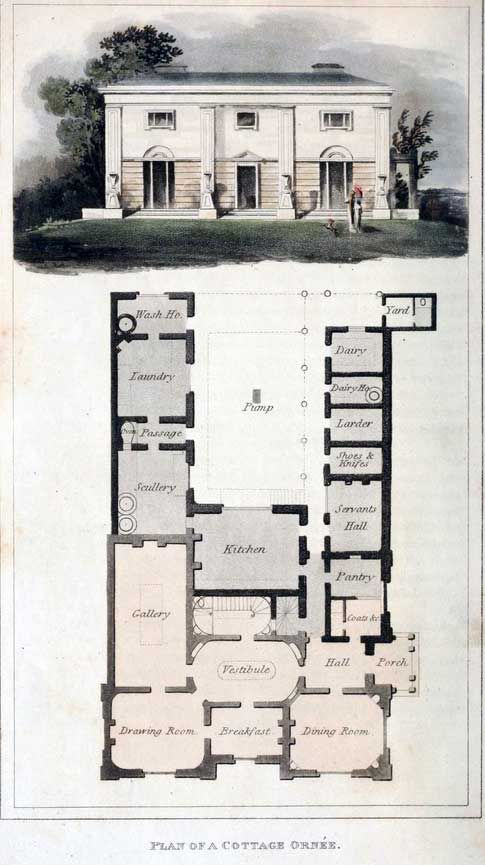 Houseplan From Ackermann s Vintage House Plans House Plans Regency  - Regency House Floor Plans