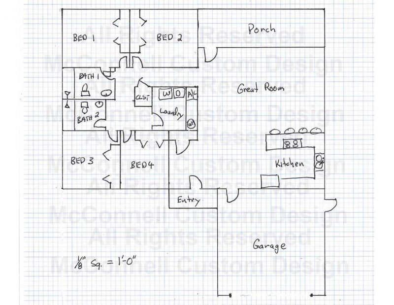 How To Draw A Simple House Floor Plan - Draw The Floor Plan Of Your House