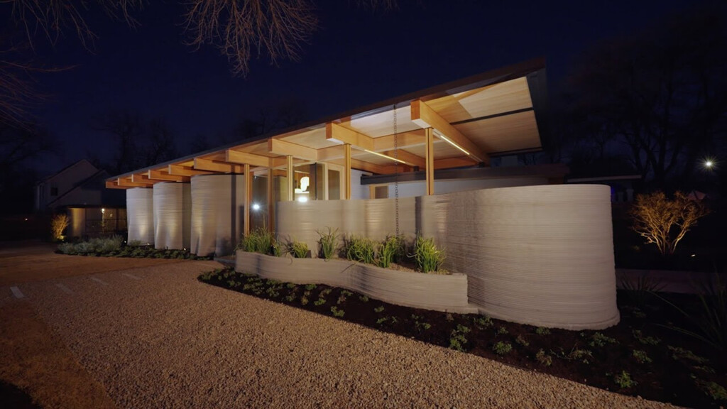 ICON And Lake Flato Architects Unveil 3D Printed House Zero And SXSW  - Icon House Zero Floor Plan