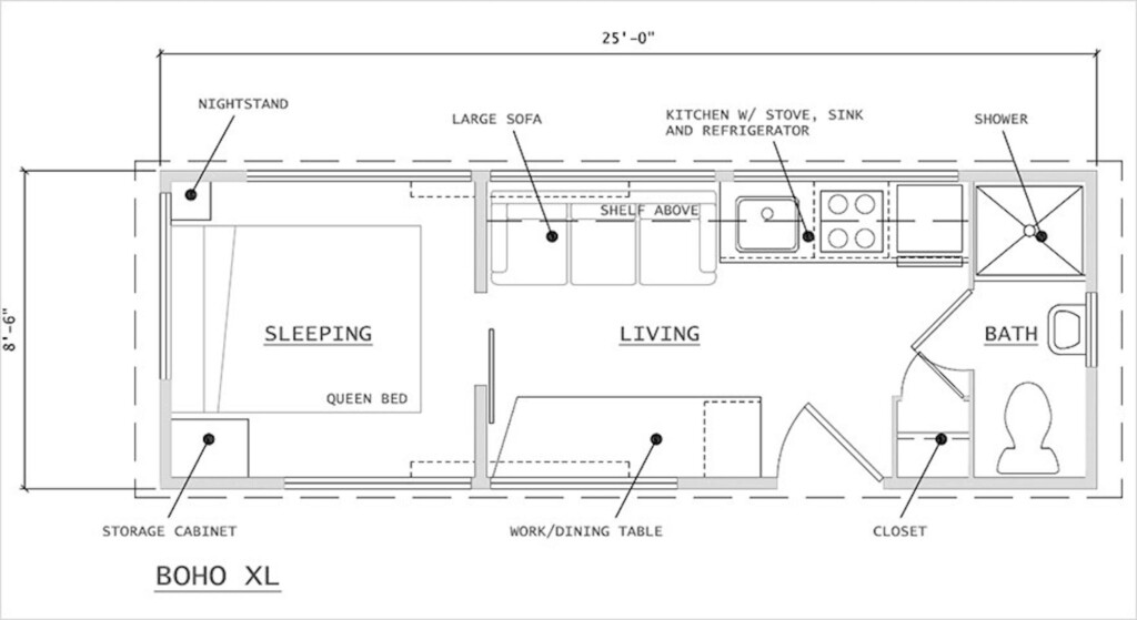 IKEA D voile Une Tiny House co reponsable Et Minimaliste De 17m  - Ikea Small House Floor Plans