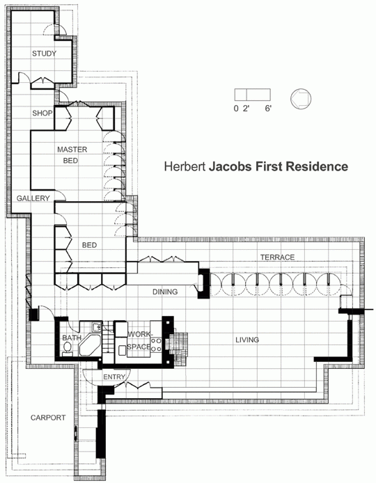 Jacobs House Floor Plan Solution By Surferpix - Jacobs House Floor Plan