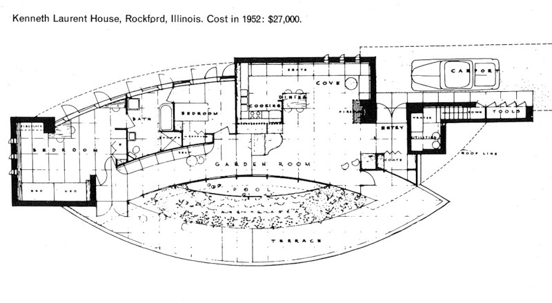  Kenneth Laurent House  - Laurent House Floor Plan