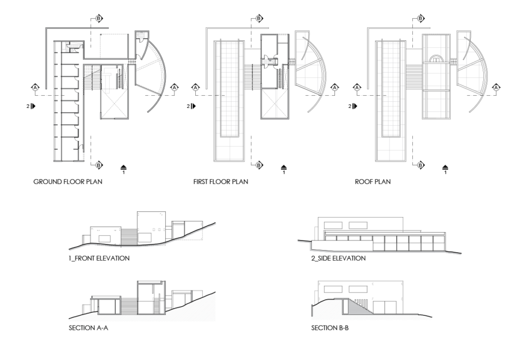 Koshino House DWG CAD Project Free Download - Koshino House Floor Plan