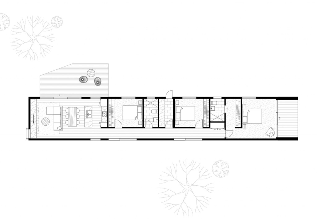 Linear House Floor Plans Homeplan cloud - Linear House Floor Plans