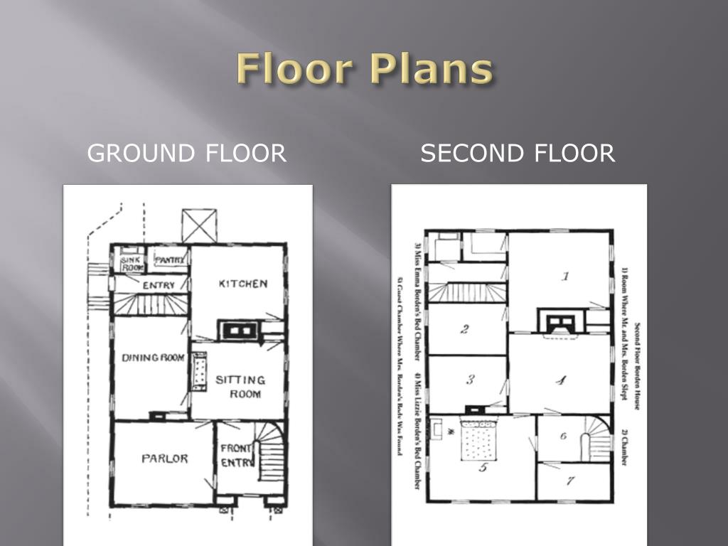 Lizzie Borden House Floor Plans - Lizzie Borden House Floor Plan