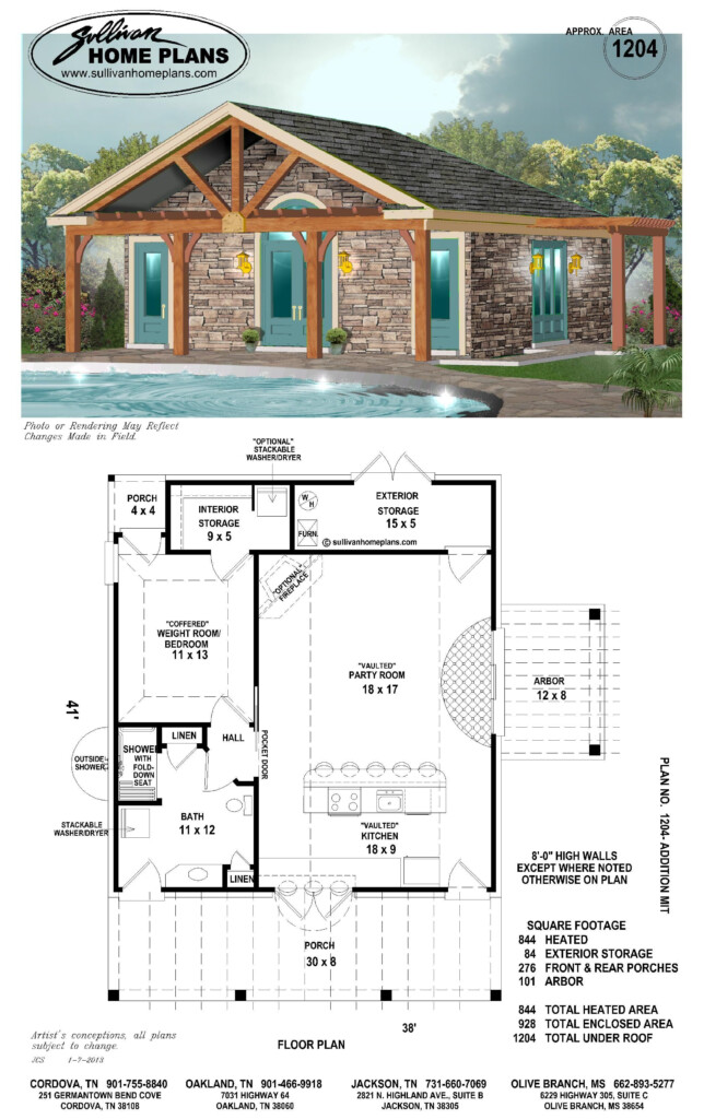 Love The Beams Would Open Up A Few Walls To The Outside Pool Guest  - Pool Guest House Floor Plans