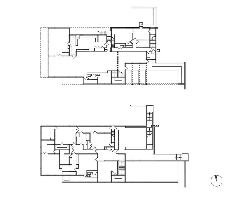 Lovell Beach House Rudolf Schindler Free Download Architectural Cad  - Lovell Beach House Floor Plan