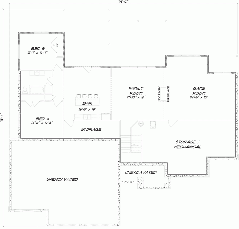 Mattox Bay Craftsman Home Plan 159D 0012 Shop House Plans And More - Mattox House Floor Plan