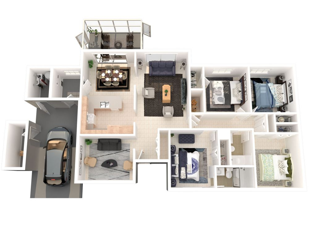 Military Housing Joint Base Charleston Family Housing Hunley Park - Charleston Afb Housing Floor Plans