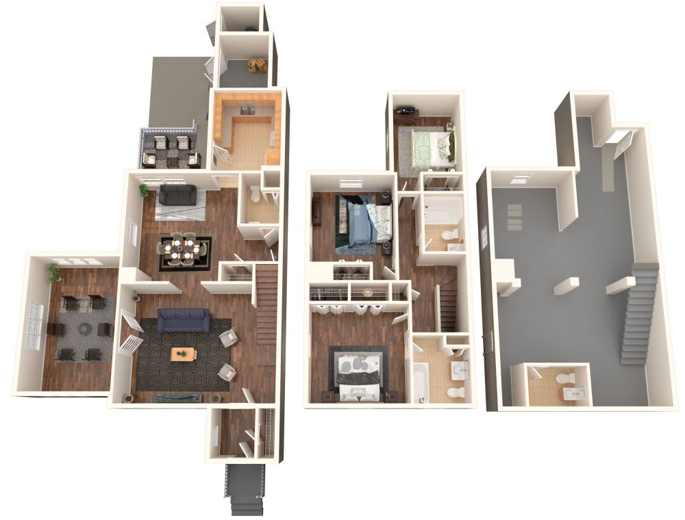 Military Housing Scott Family Housing Georgian - Scott Afb Housing Floor Plans