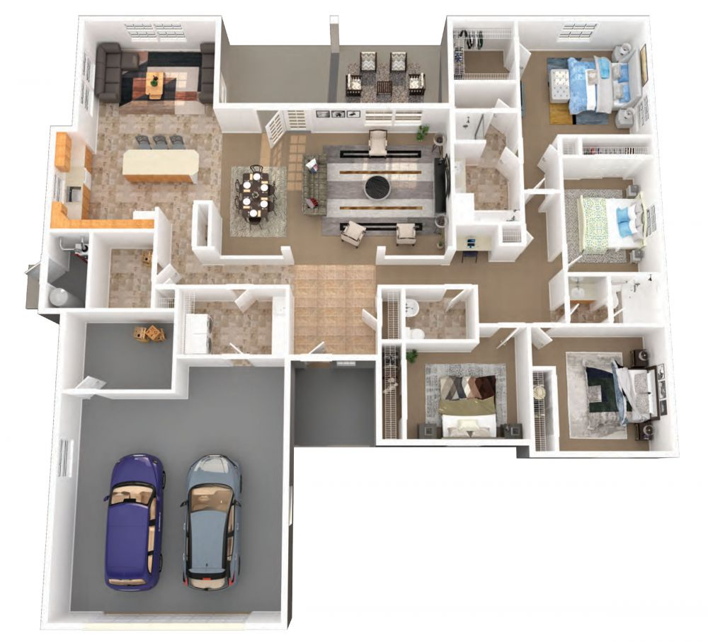 Military Housing Scott Family Housing Lincoln s Landing - Scott Afb Housing Floor Plans