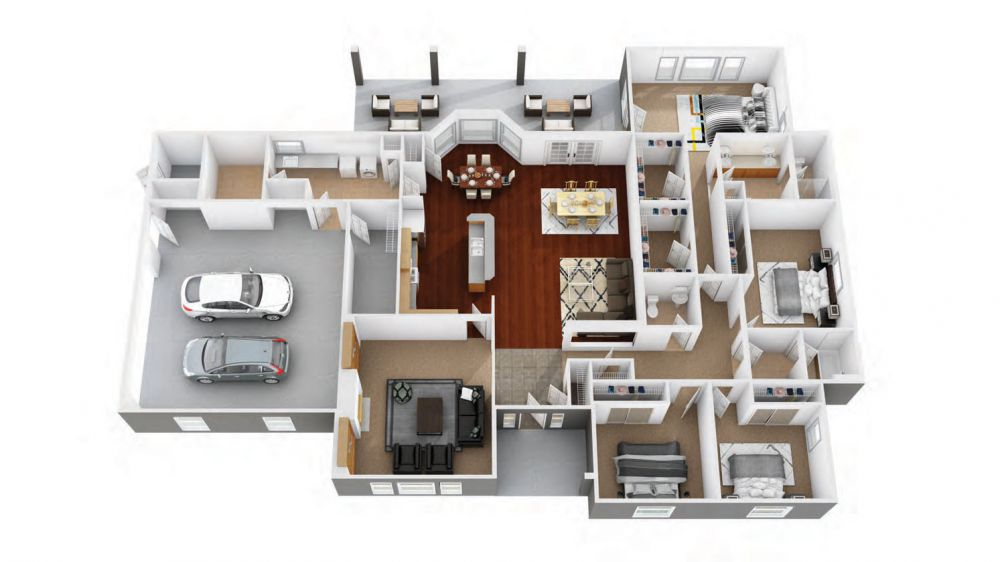 Military Housing Scott Family Housing Shiloh West - Scott Afb Housing Floor Plans