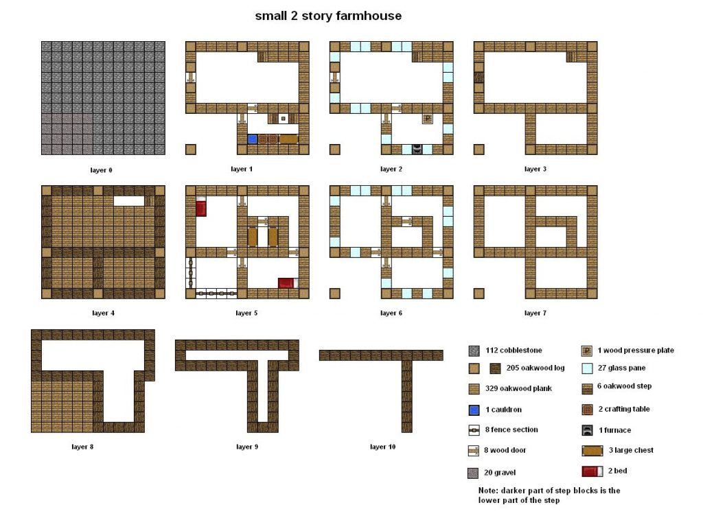 Minecraft House Floor Plan - Minecraft House Floor Plans