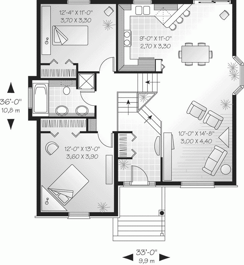 Modern Bi Level House Plans Luxury Savona Cliff Split Level Home Plan  - Bi Level House Floor Plans