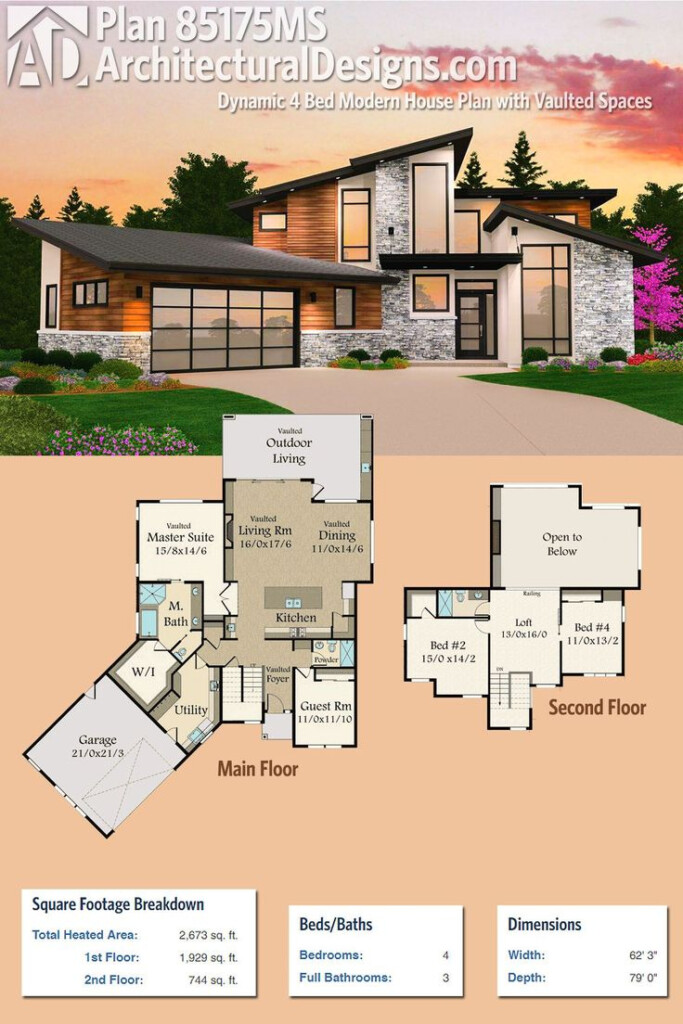 Modern Lake House Floor Plans House Plans - Modern Lake House Floor Plans