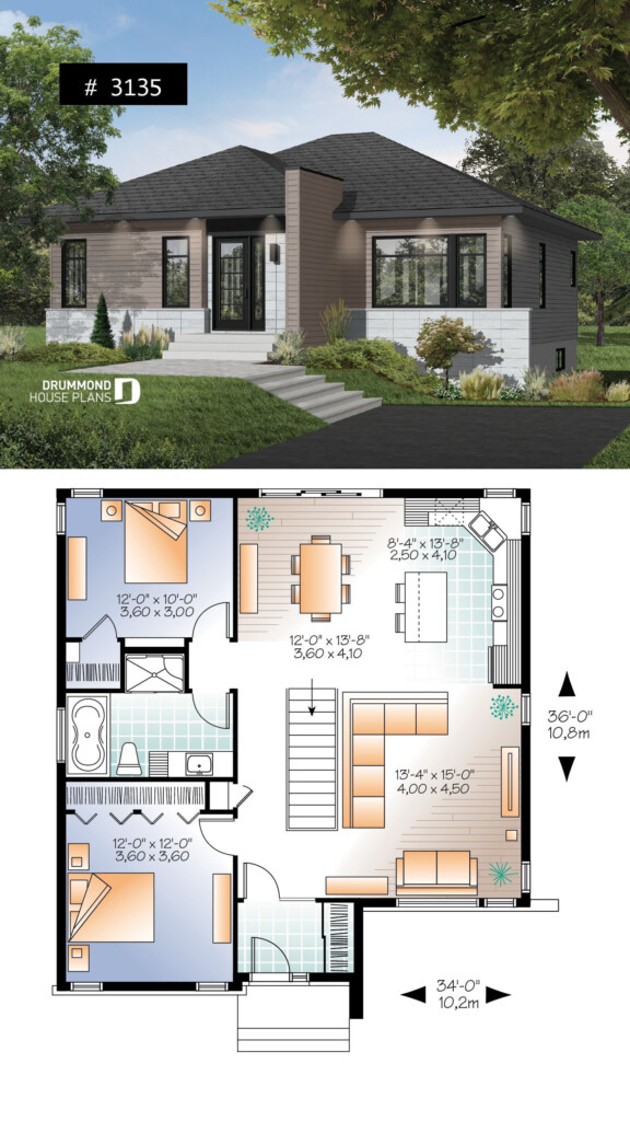 Modern Open Concept House Plans 2021 Modern House Floor Plans Open  - Small House Plans Open Floor Plan