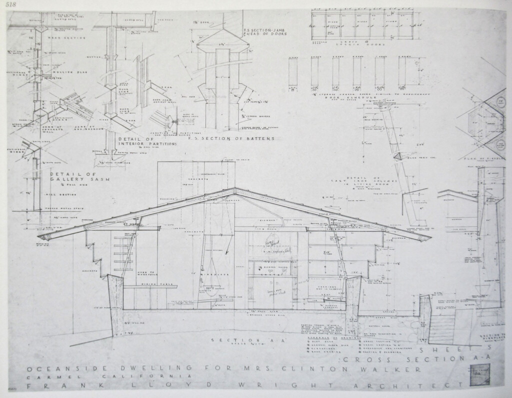 Mrs Clinton Walker House Cabin On The Rocks Wright Chat - Clinton Walker House Floor Plan